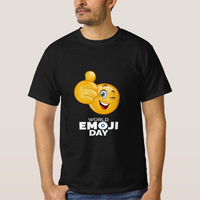 Camisa de amante del Día Mundial de la Emoji (Anverso)