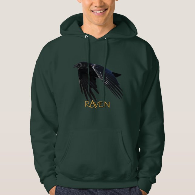 Camisa de amor de Corvid Raven Volando (Anverso)