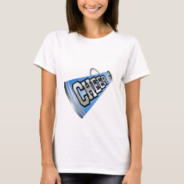 Camisa de animador azul Megaphone T
