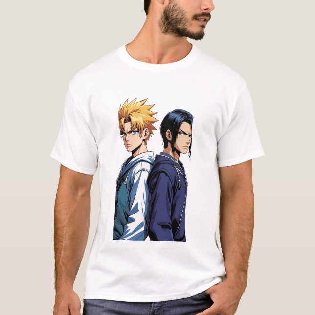Camisa de Anime Warrior minimalista (Anverso)
