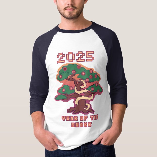 Camisa de Año Nuevo: 2025. Año de la serpiente (Anverso)
