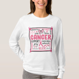 Camisa de apoyo al cáncer de mama