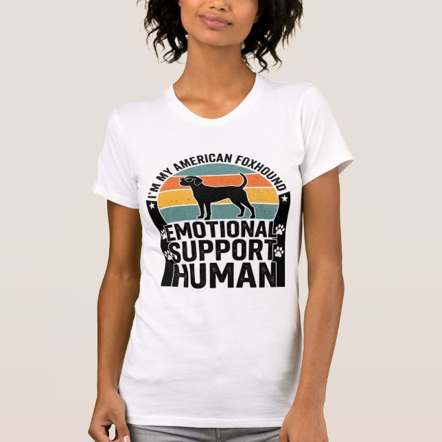 Camisa de apoyo emocional humano de American Foxho (Anverso)
