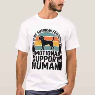 Camisa de apoyo emocional humano Foxhound American