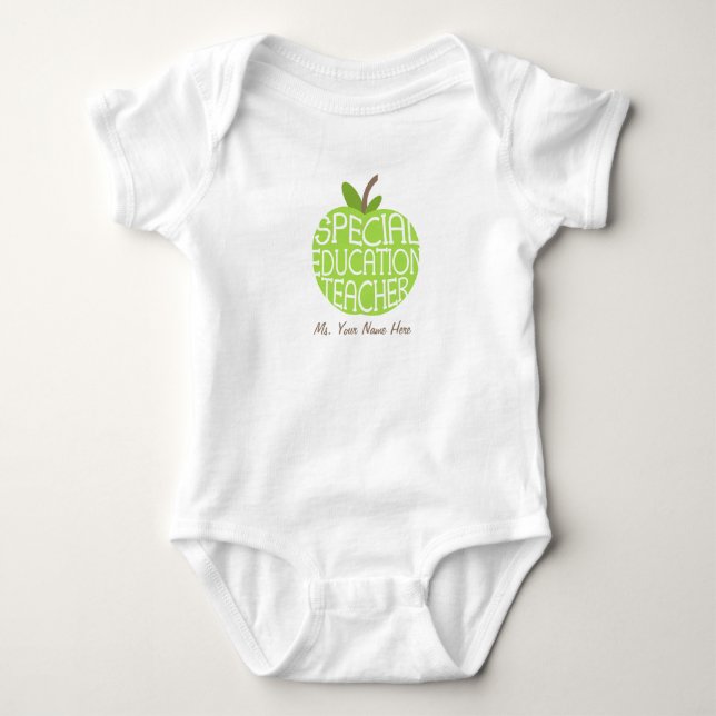 Camisa de Apple del verde del profesor de la (Anverso)