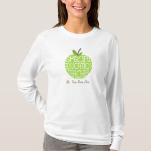 Camisa de Apple del verde del profesor de la