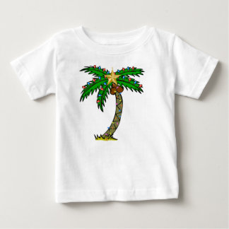 Camisa de árbol de palmas de los navidades