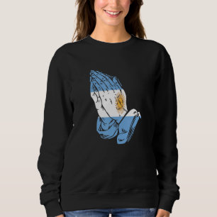 Camisa De Argentina Bandera De Manos Orando Argent