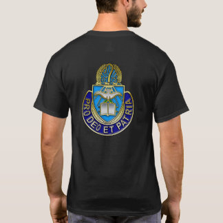 Camisa de Army Chaplain Corp pinta - metálica