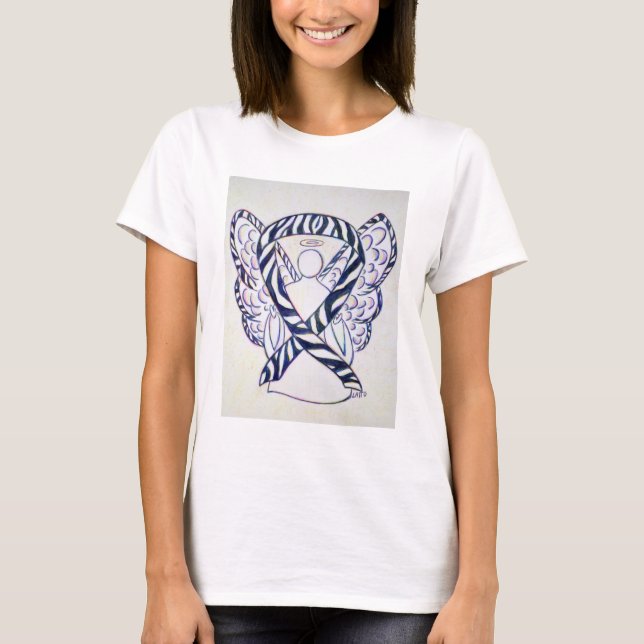 Camisa de arte ángel de la cinta zebra Stripe Awar (Anverso)