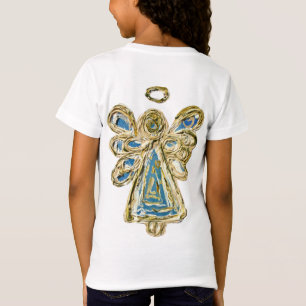 Camisa de arte de Blue Guardian Angel Personalizad