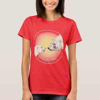 Camisa de arte de oso polar camiseta de Churchill