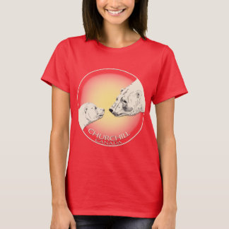 Camisa de arte de oso polar camiseta de Churchill 