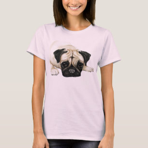 Camisa de arte de perro "Pug"