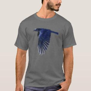 Camisa de arte de vida silvestre Flying Raven