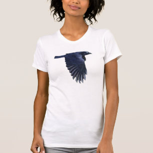 Camisa de arte de vida silvestre Flying Raven