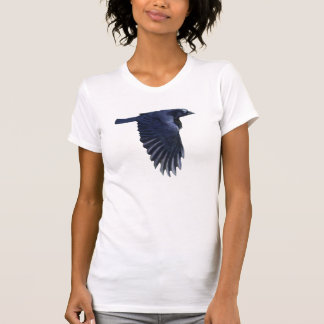 Camisa de arte de vida silvestre Flying Raven