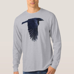 Camisa de arte de vida silvestre Flying Raven