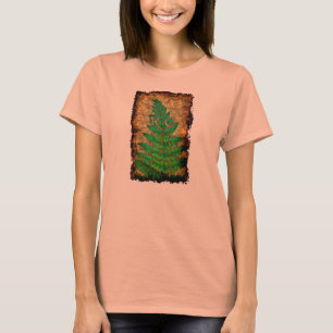 Camisa de arte ecológica "Reducir, reciclar" amiga