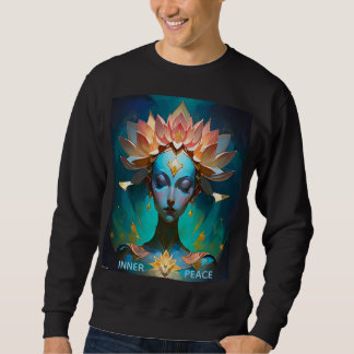 CAMISA DE ARTE ESPIRITUAL DE LA DIOSA DEL LOTUS DE