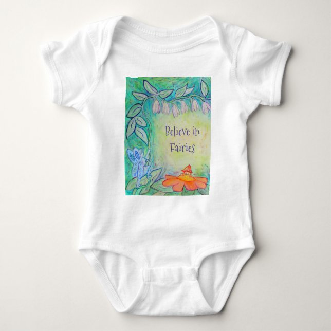 Camisa de arte Flower Fairy Garden (Anverso)