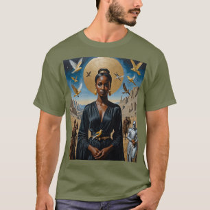 Camisa de arte Reina del desierto de Halo Dorado