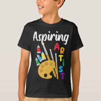 Camisa de artista en ascenso - Pintores de paleta