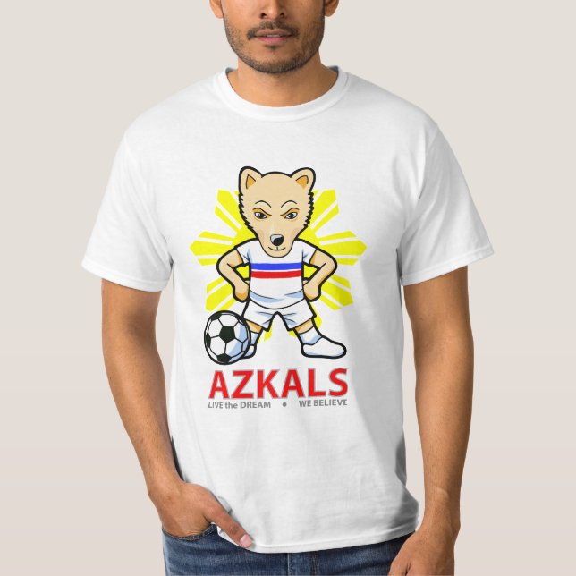 Camisa de Azkals - mascota del perro (Anverso)