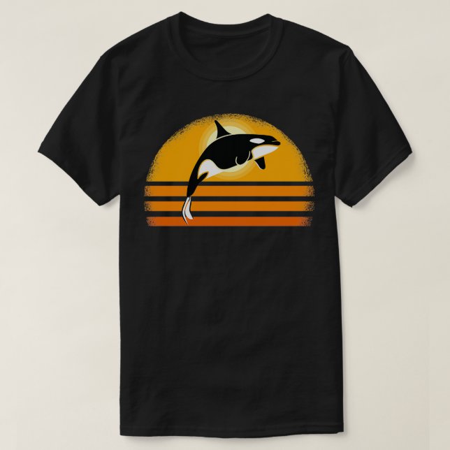 Camisa de ballena asesina Orca 1 (Diseño del anverso)