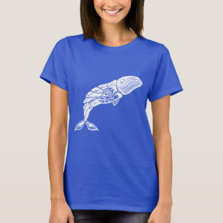 Camisa de ballena azul 