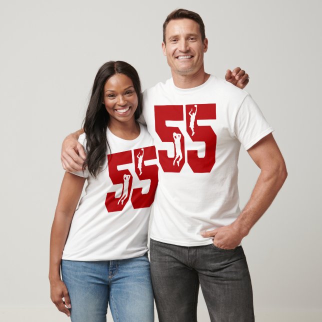 Camisa de baloncesto número 55 (Unisexo)