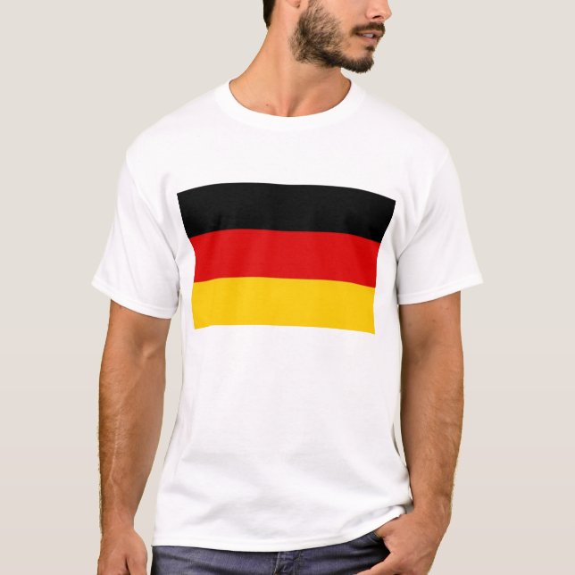 Camisa de bandera alemana Deutschland Fahne (Anverso)