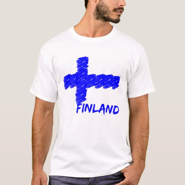 Camisa de bandera de Finlandia (Anverso)