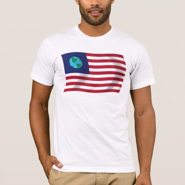 Camisa de bandera de los Estados Unidos de América (Anverso)