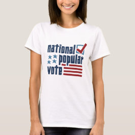 Camisa de bandera del voto popular nacional