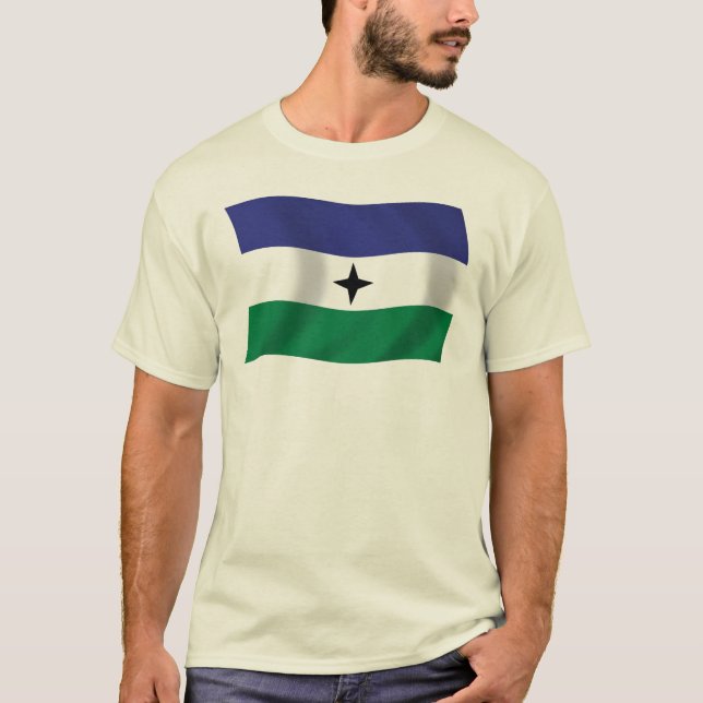 Camisa de bandera nacionalista Bubi (Anverso)