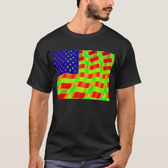 Camisa de bandera psicodélica (Anverso)