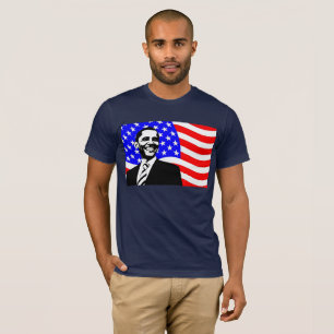 Camisa de Barack Obama, presidente de la Bandera d