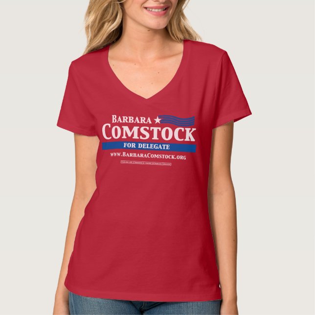 Camisa de Barbara Comstock del delegado del VA de (Anverso)