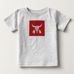 Camisa de bebé gris de Red Ghost Dance