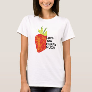 Camisa de Berry para mujeres, fresa retro