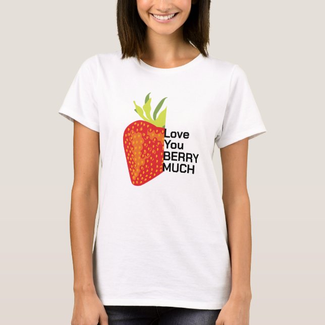 Camisa de Berry para mujeres, fresa retro (Anverso)