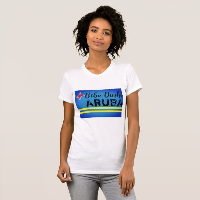 Camisa de Biba Dushi Aruba (Anverso completo)