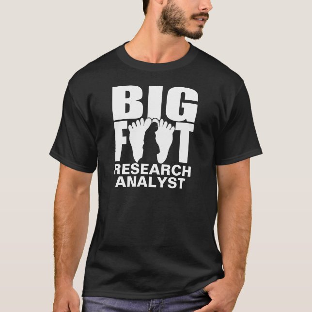 Camisa de Bigfoot/del analista de la investigación (Anverso)