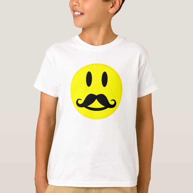 Camisa de bigote - elegir estilo, personalizar (Anverso)