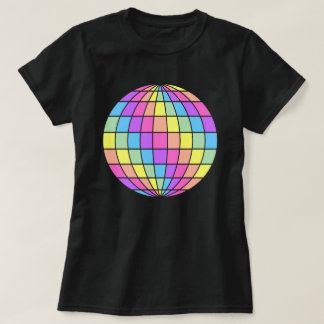 CAMISA DE BOLA DE DISCO PASTEL FRÍA