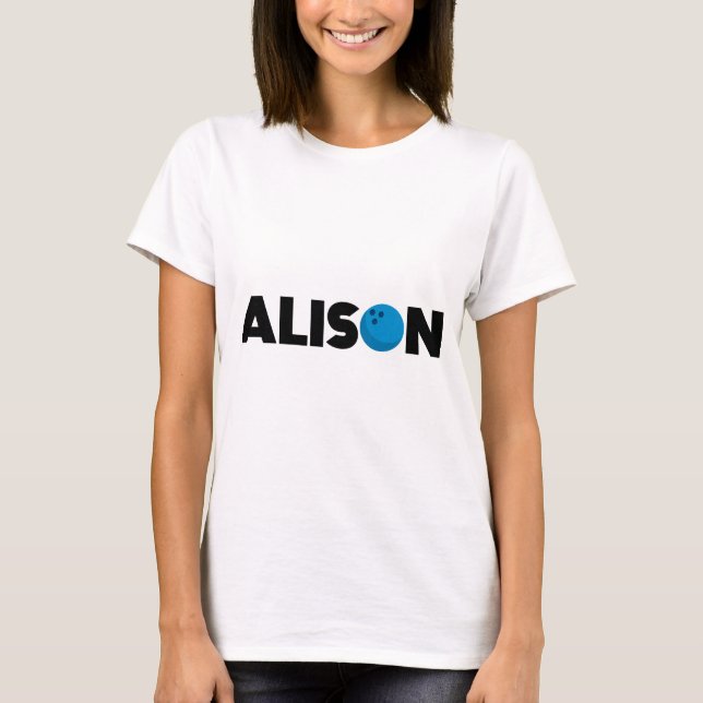 Camisa de bolos Alison (Anverso)