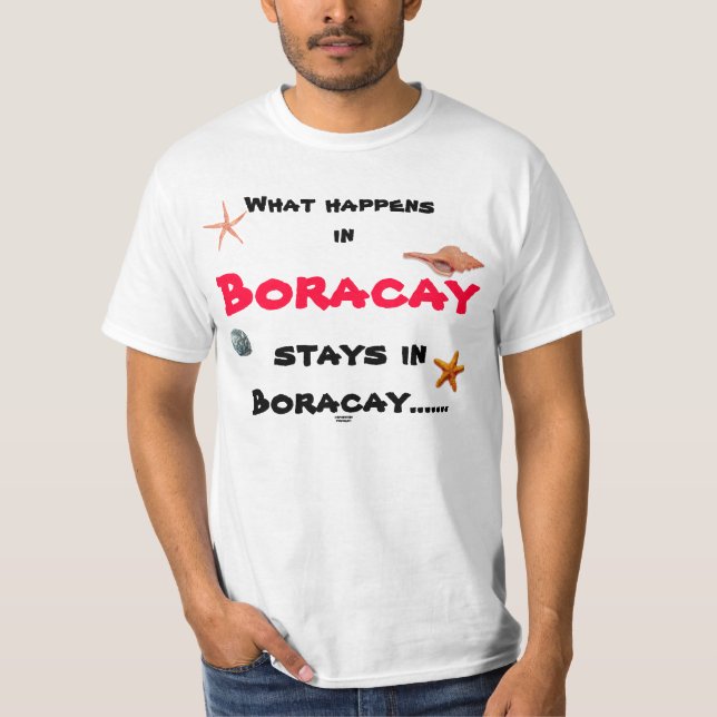 Camisa de Boracay, Filipinas… Pinoy (Anverso)