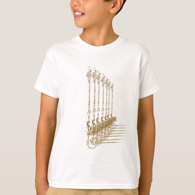 Camisa de borde de estilo medieval (Anverso)