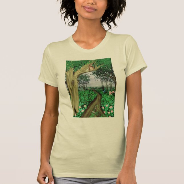 Camisa de bosque húmeda camiseta (Anverso)